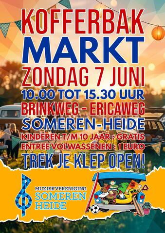 Kofferbakmarkt 2026 op 7 juni.